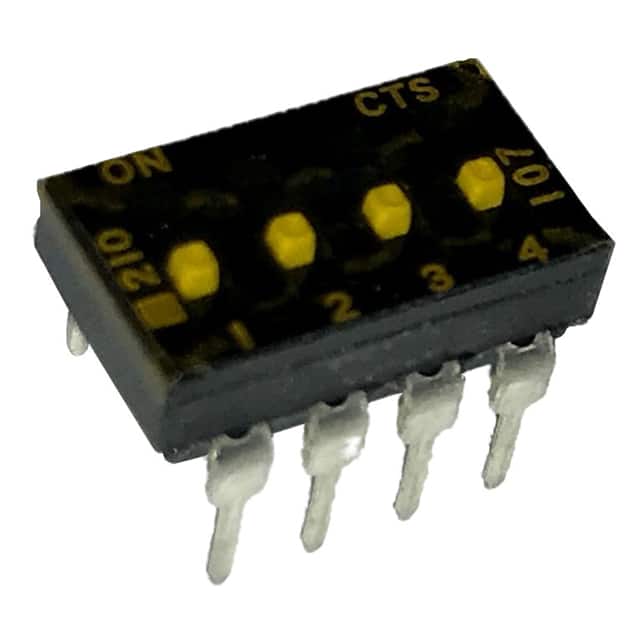 210-4MSTFD SWITCH SLIDE DIP SPST 100MA 20V