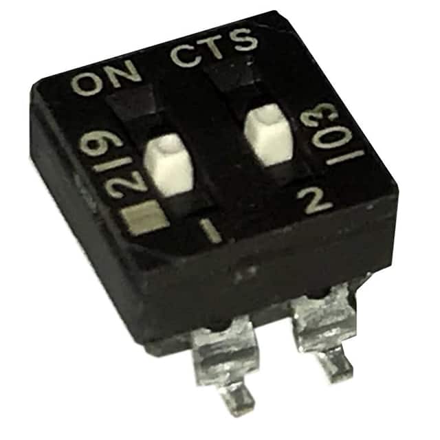 219-2ESF SWITCH SLIDE DIP SPST 100MA 20V