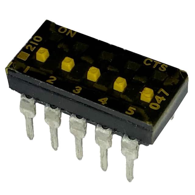 210-5MSTF SWITCH SLIDE DIP SPST 100MA 20V