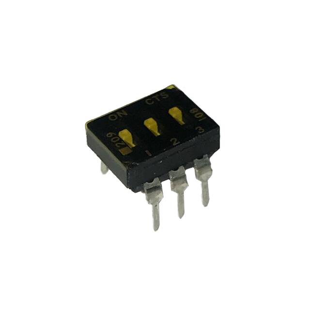 209-3LPSTD SWITCH SLIDE DIP SPST 100MA 20V