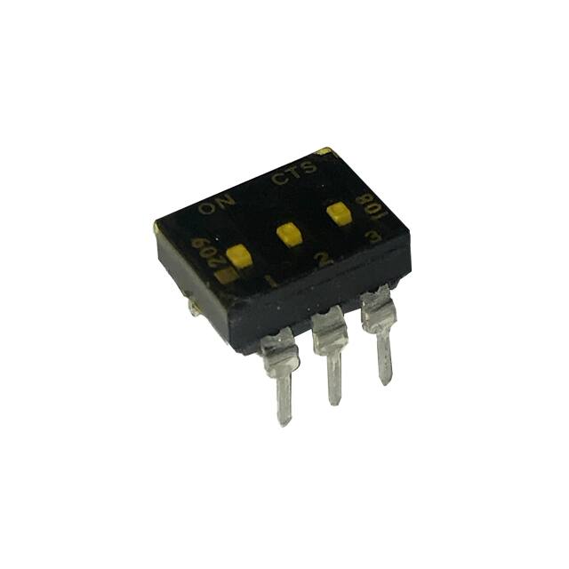209-3LPSTFD SWITCH SLIDE DIP SPST 100MA 20V