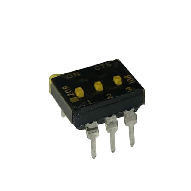 209-3MSTFD SWITCH SLIDE DIP SPST 100MA 20V