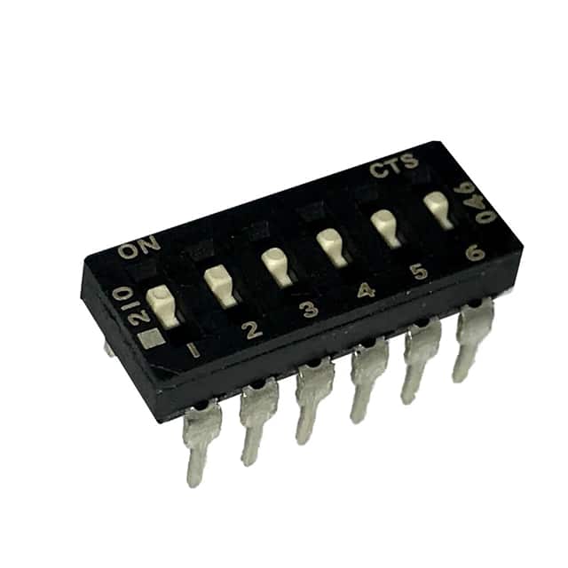210-6LPSD SWITCH SLIDE DIP SPST 100MA 20V