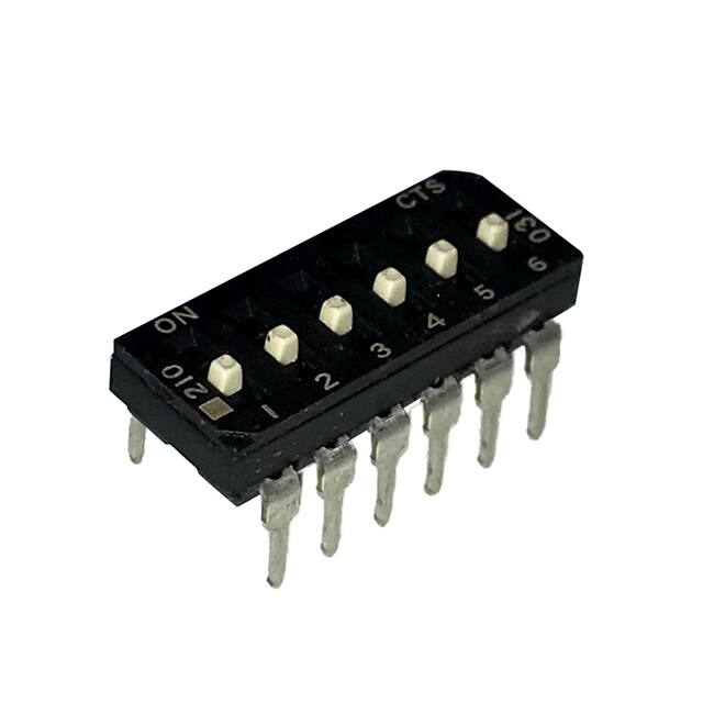 210-6ESFD SWITCH SLIDE DIP SPST 100MA 20V