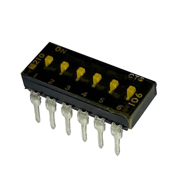 210-6MST SWITCH SLIDE DIP SPST 100MA 20V