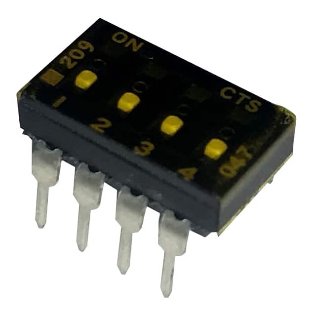 209-4MSF SWITCH SLIDE DIP SPST 100MA 20V