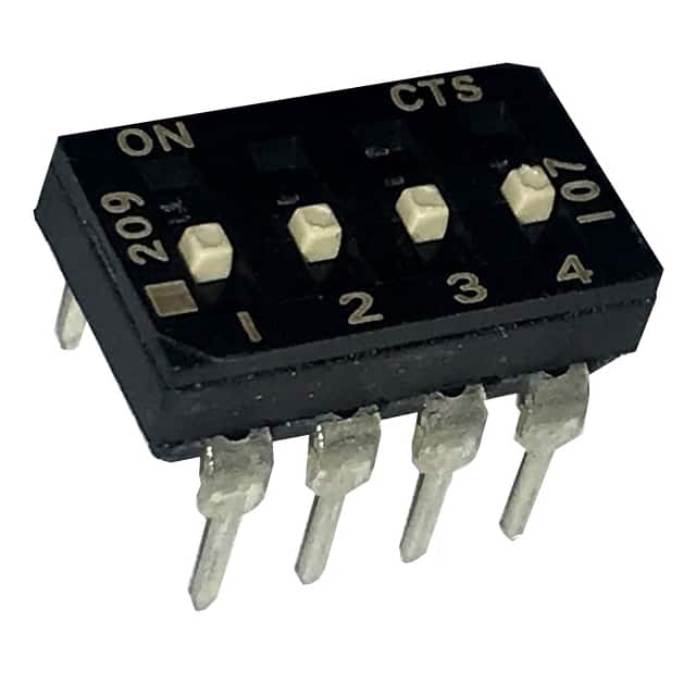 209-4MSFD SWITCH SLIDE DIP SPST 100MA 20V