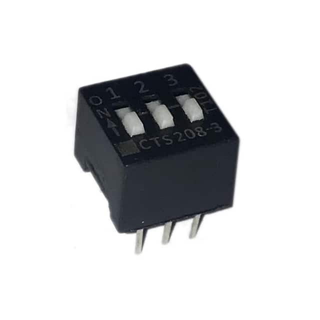 208-3S SWITCH SLIDE DIP SPST 50MA 24V