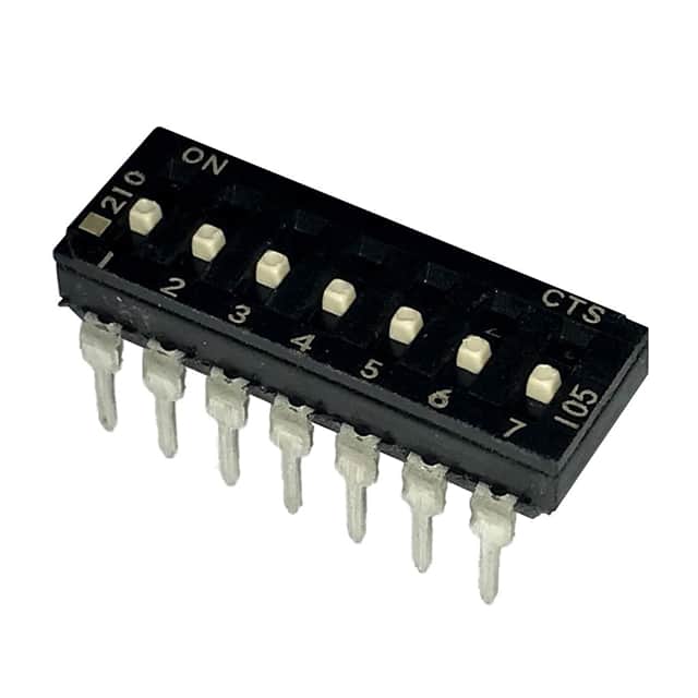 210-7MSF SWITCH SLIDE DIP SPST 100MA 20V