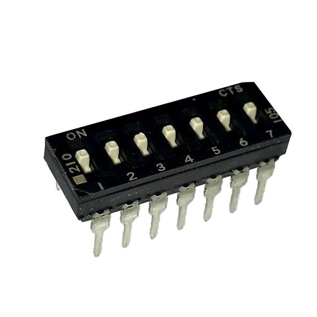 210-7MSD SWITCH SLIDE DIP SPST 100MA 20V
