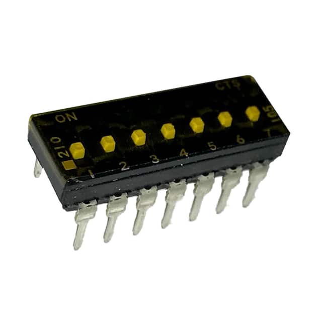 210-7MSTFD SWITCH SLIDE DIP SPST 100MA 20V