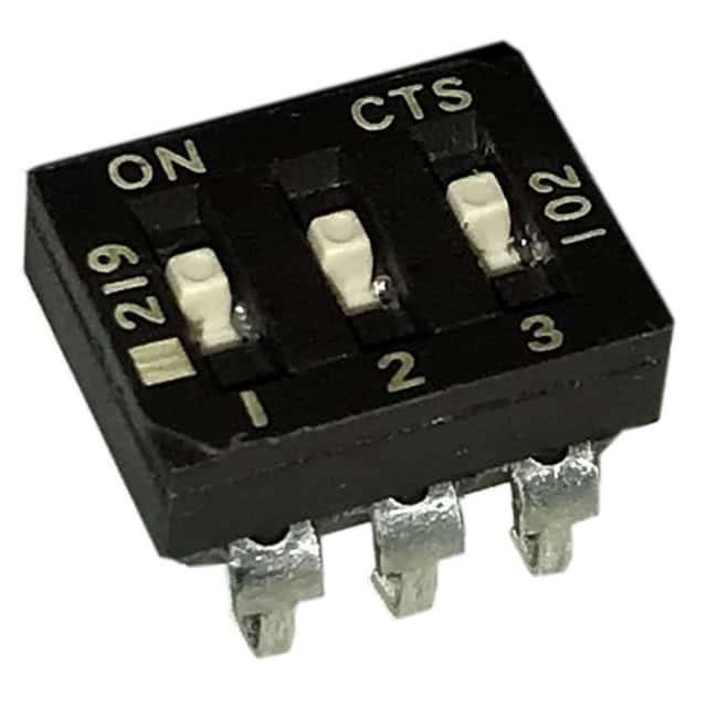 219-3LPSJ SWITCH SLIDE DIP SPST 100MA 20V