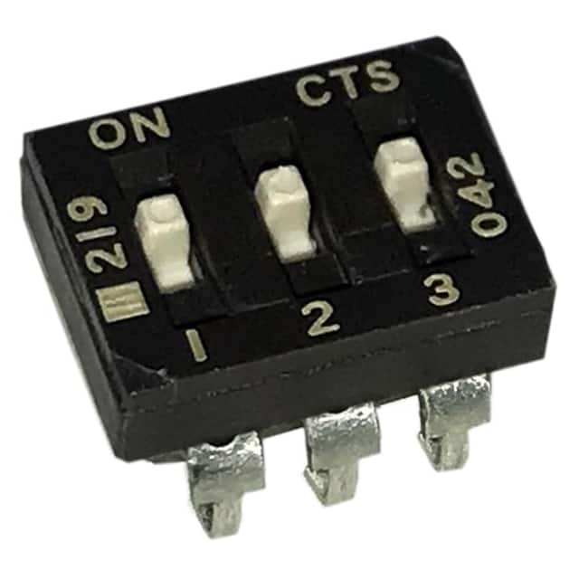 219-3MSJ SWITCH SLIDE DIP SPST 100MA 20V