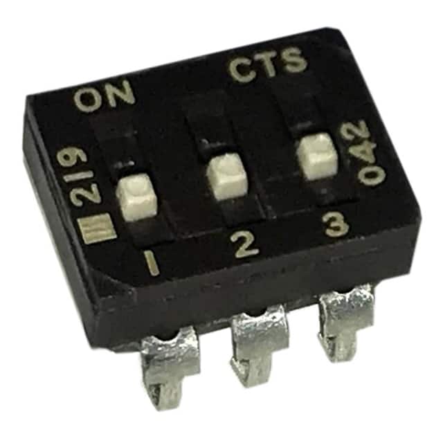 219-3MSJF SWITCH SLIDE DIP SPST 100MA 20V