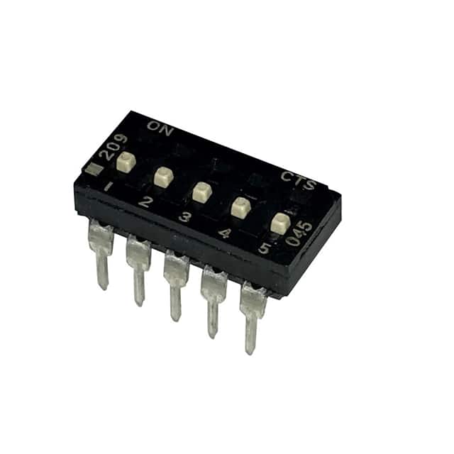 209-5MSF SWITCH SLIDE DIP SPST 100MA 20V