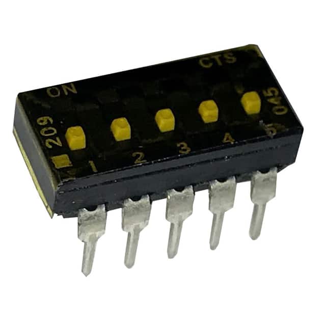 209-5MSFD SWITCH SLIDE DIP SPST 100MA 20V