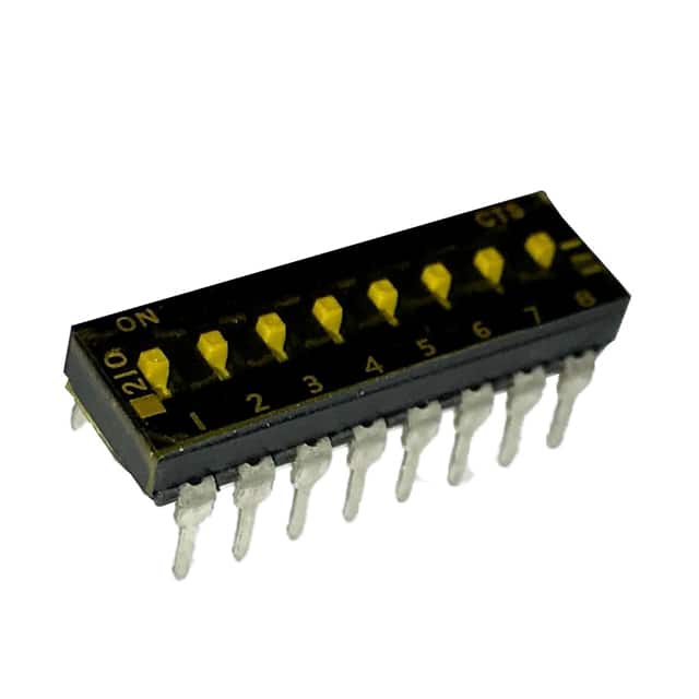 210-8MSTD SWITCH SLIDE DIP SPST 100MA 20V