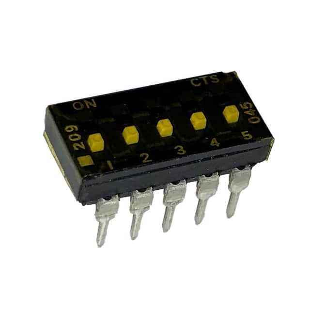 209-5MSTFD SWITCH SLIDE DIP SPST 100MA 20V