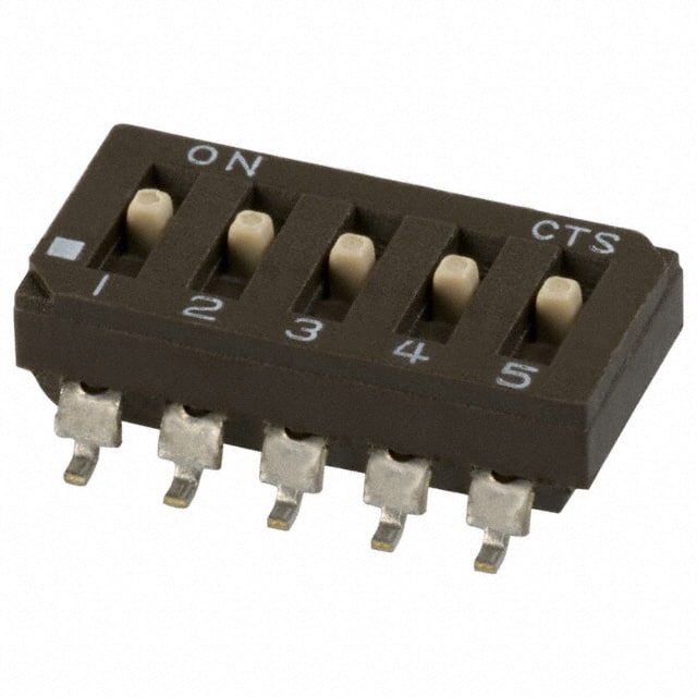 219-5LPSTF SWITCH SLIDE DIP SPST 100MA 20V
