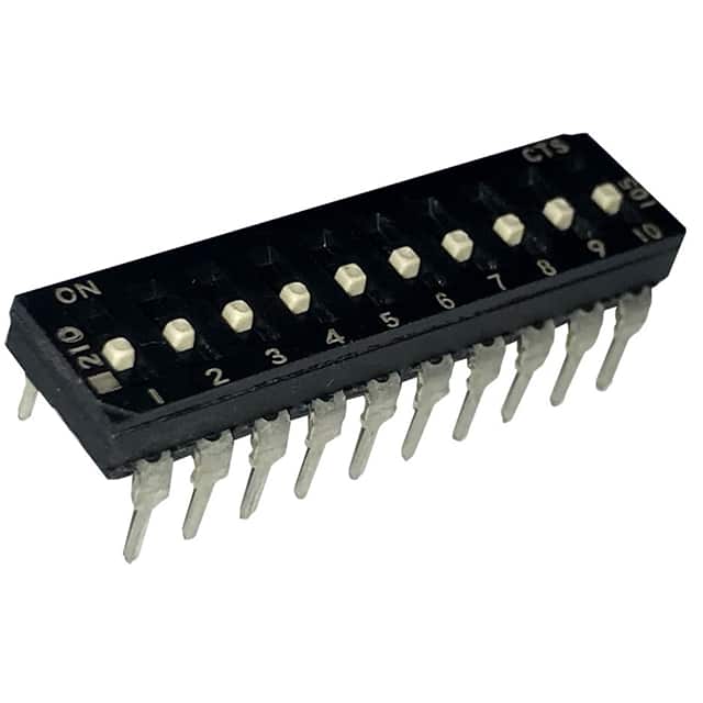 210-10MSD SWITCH SLIDE DIP SPST 100MA 20V