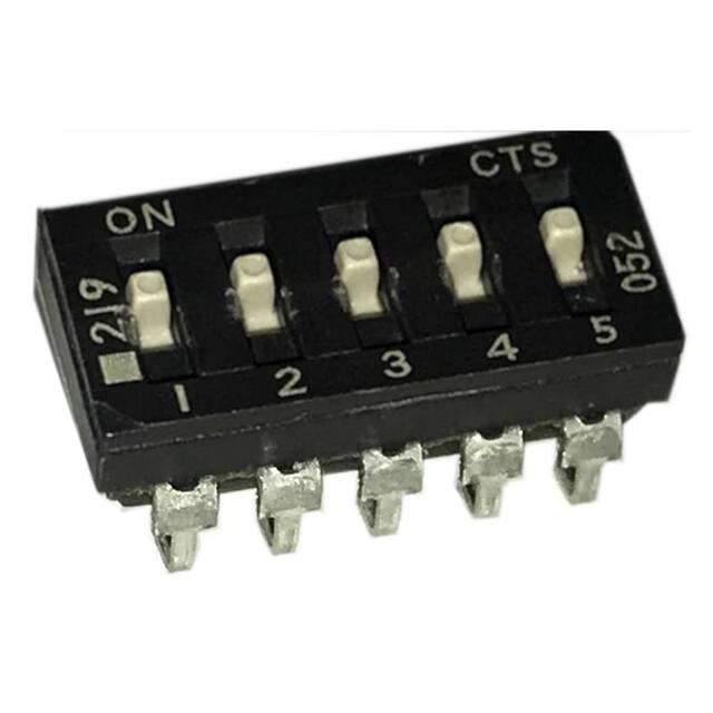 219-5MSJ SWITCH SLIDE DIP SPST 100MA 20V