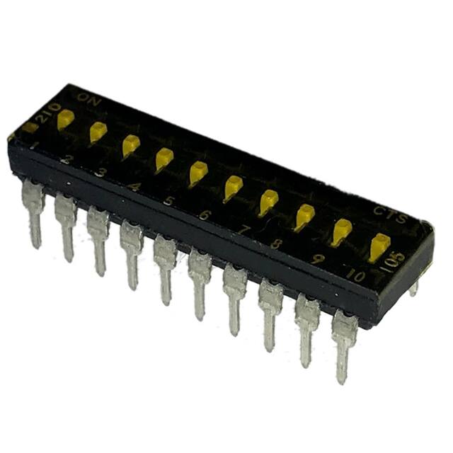 210-10MST SWITCH SLIDE DIP SPST 100MA 20V