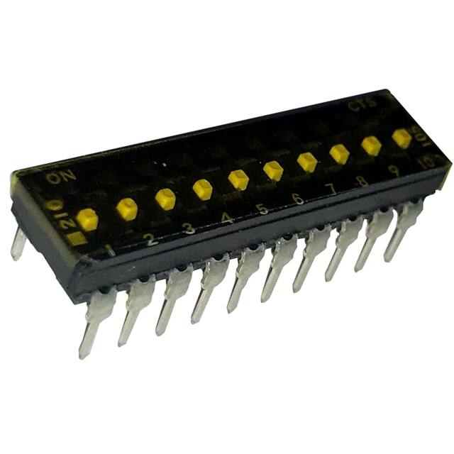 210-10MSTD SWITCH SLIDE DIP SPST 100MA 20V