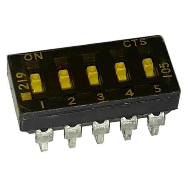 219-5LPSTJ SWITCH SLIDE DIP SPST 100MA 20V