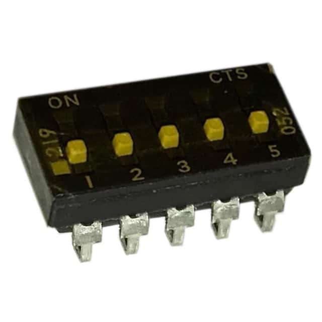 219-5MSTJF SWITCH SLIDE DIP SPST 100MA 20V