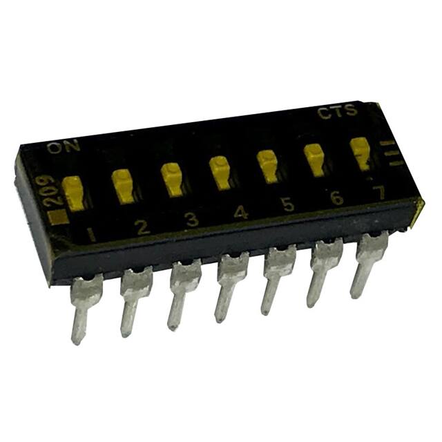 209-7LPSTD SWITCH SLIDE DIP SPST 100MA 20V