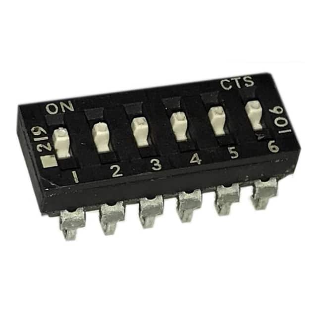 219-6MSJ SWITCH SLIDE DIP SPST 100MA 20V