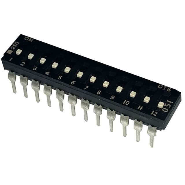 210-12LPSF SWITCH SLIDE DIP SPST 100MA 20V