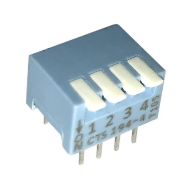 194-4MS SWITCH PIANO DIP SPST 50MA 24V