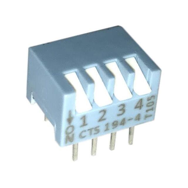 194-4MSN SWITCH PIANO DIP SPST 50MA 24V