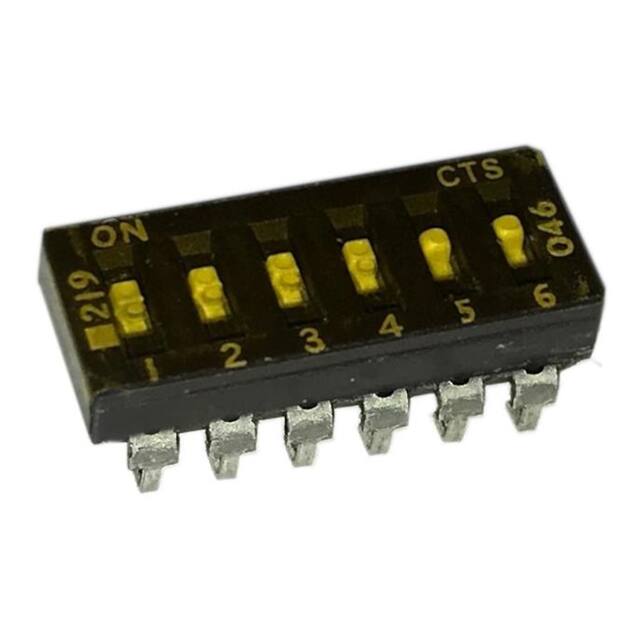 219-6LPSTJ SWITCH SLIDE DIP SPST 100MA 20V