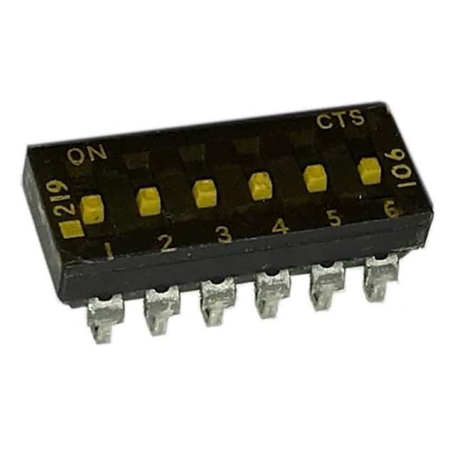 219-6MSTJF SWITCH SLIDE DIP SPST 100MA 20V
