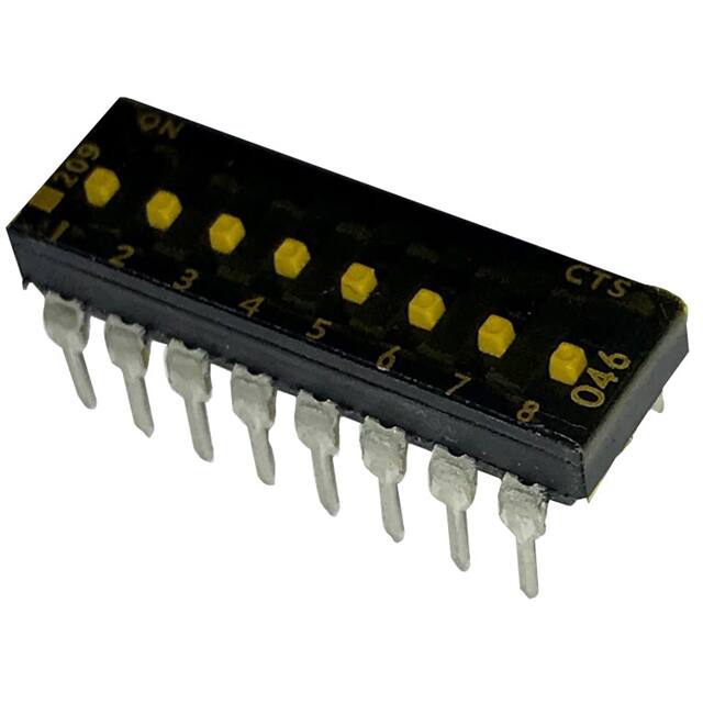 209-8MSTF SWITCH SLIDE DIP SPST 100MA 20V