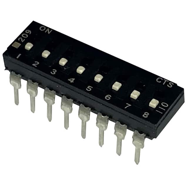 209-8LPSF SWITCH SLIDE DIP SPST 100MA 20V