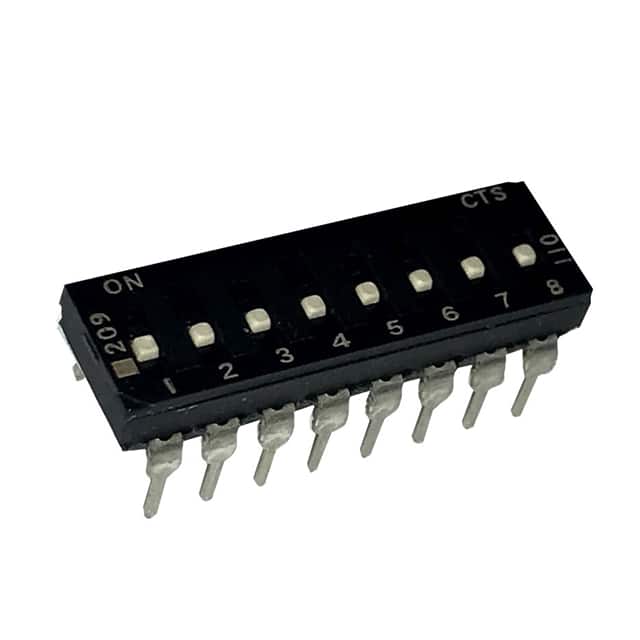209-8LPSFD SWITCH SLIDE DIP SPST 100MA 20V