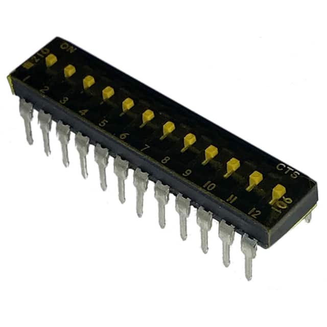 210-12LPST SWITCH SLIDE DIP SPST 100MA 20V