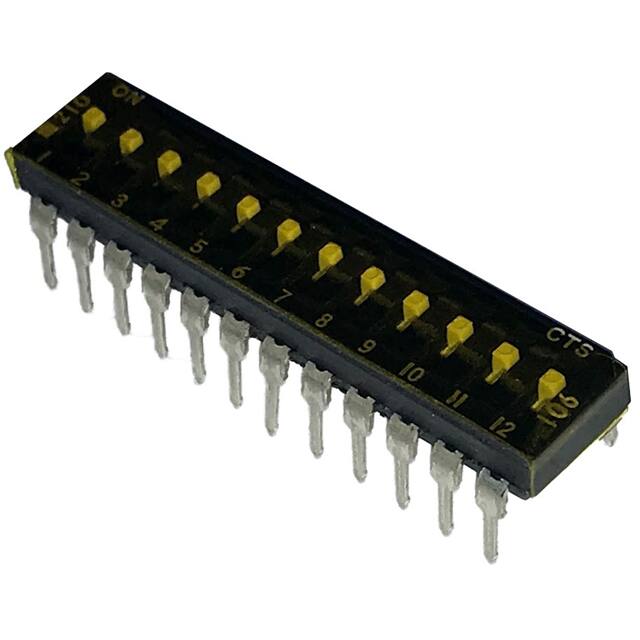 210-12MST SWITCH SLIDE DIP SPST 100MA 20V