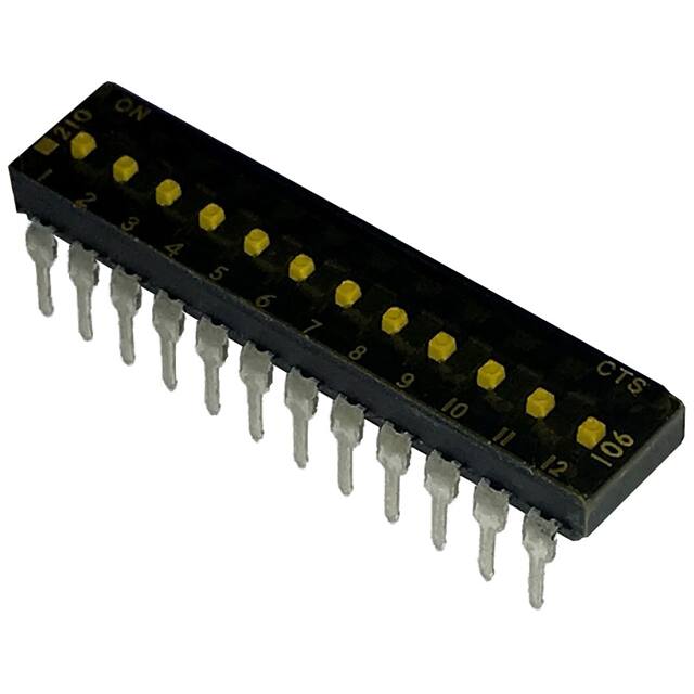 210-12MSTF SWITCH SLIDE DIP SPST 100MA 20V