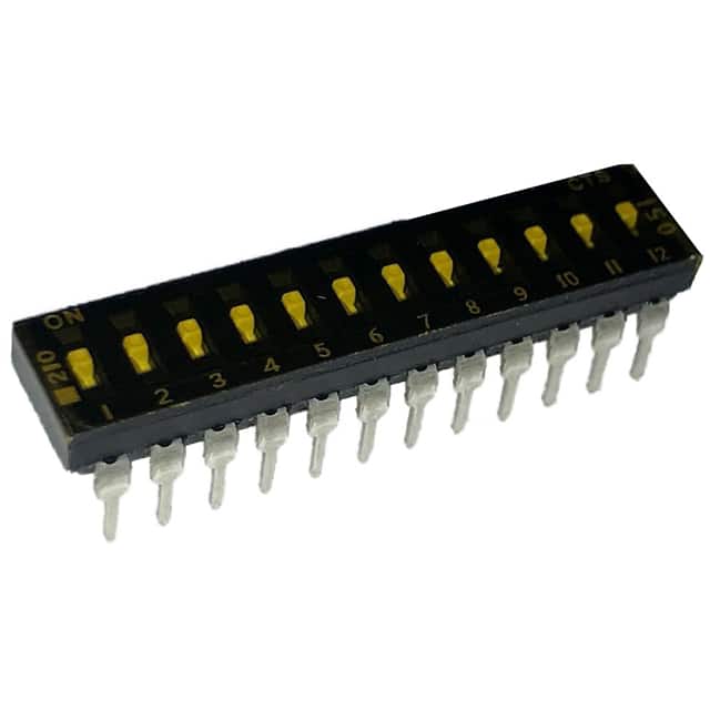 210-12LPSTD SWITCH SLIDE DIP SPST 100MA 20V