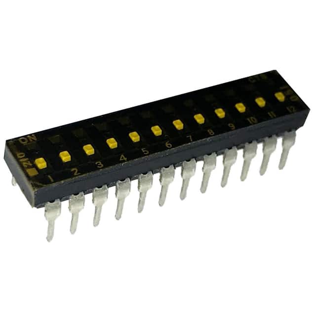 210-12LPSTFD SWITCH SLIDE DIP SPST 100MA 20V
