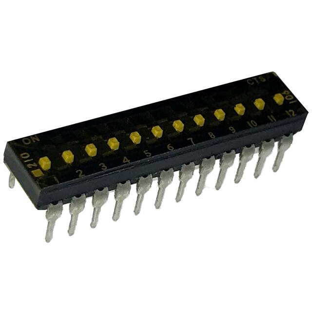 210-12MSTFD SWITCH SLIDE DIP SPST 100MA 20V