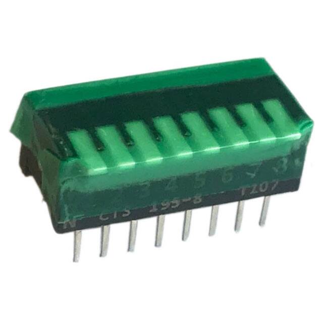 195-8MS SWITCH PIANO DIP SPST 50MA 24V