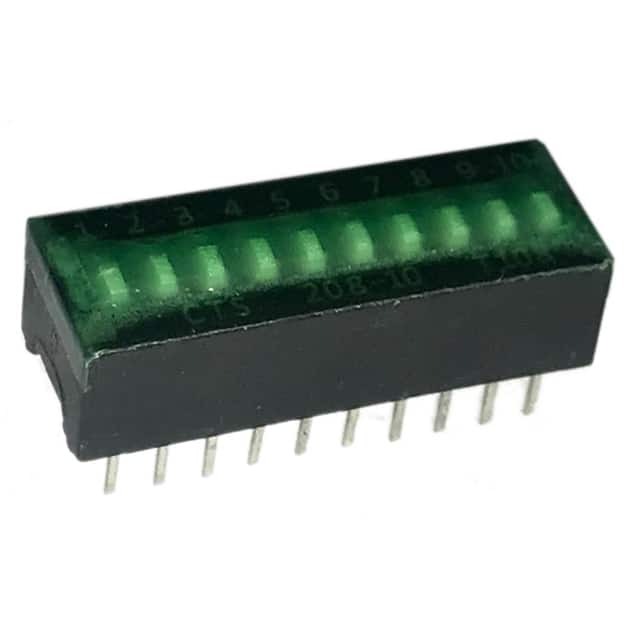 208-10ST SWITCH SLIDE DIP SPST 50MA 24V