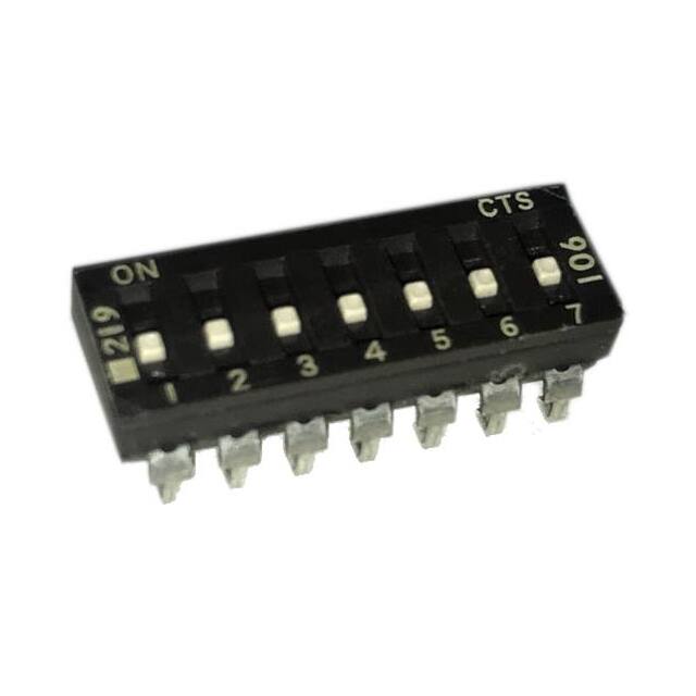 219-7LPSJF SWITCH SLIDE DIP SPST 100MA 20V