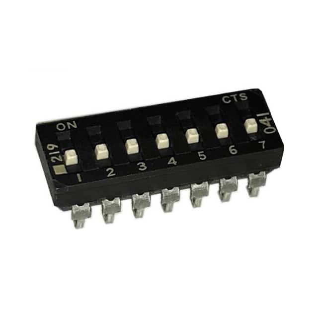 219-7MSJF SWITCH SLIDE DIP SPST 100MA 20V