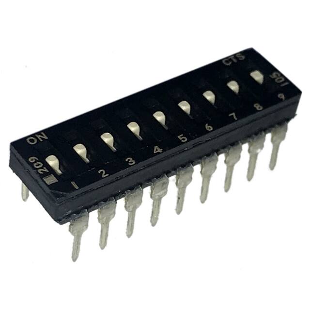 209-9LPSD SWITCH SLIDE DIP SPST 100MA 20V